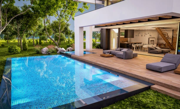 Private pools/hot springs with pool equipment Private pools/hot springs with pool equipment